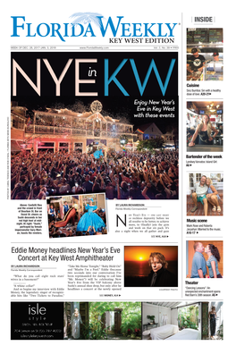 Eddie Money Headlines New Year's Eve Concert at Key West