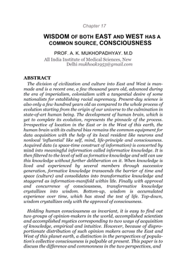 Common Source, Consciousness