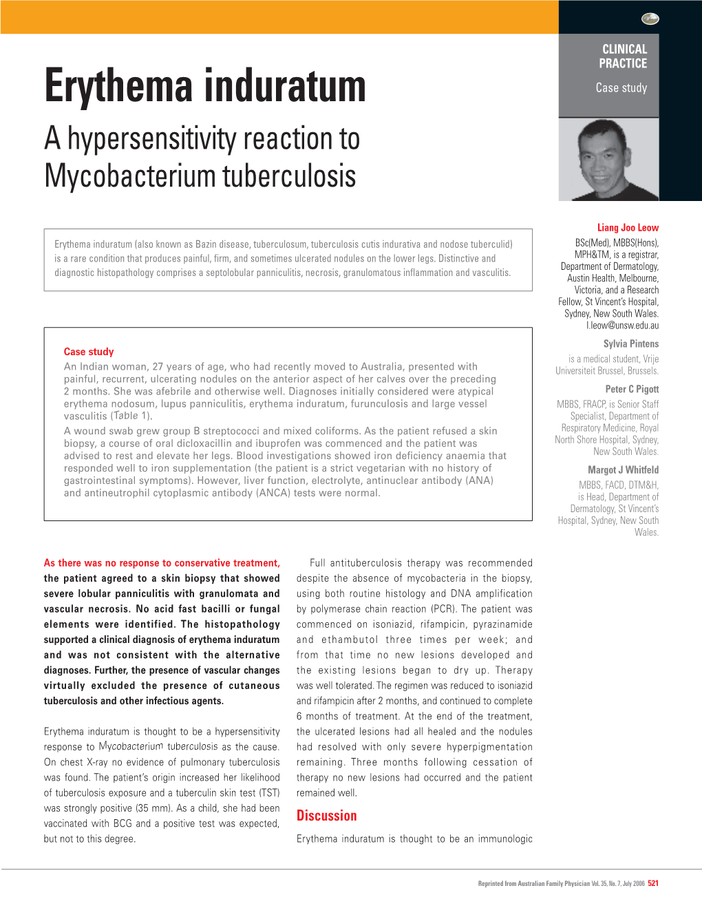 case study hypersensitivity reaction