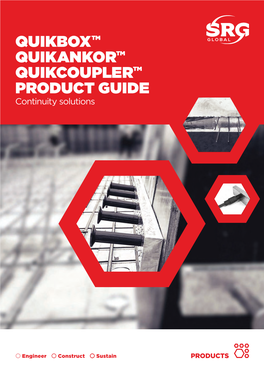 QUIKBOXTM QUIKANKORTM QUIKCOUPLERTM PRODUCT GUIDE Continuity Solutions