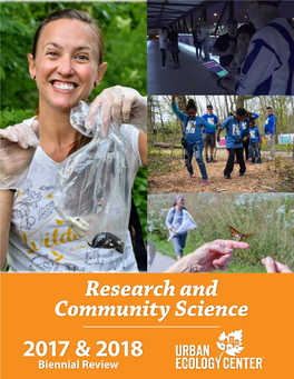 2017 & 2018 Research and Community Science