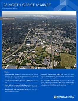 128 North Office Market Second Quarter 2015