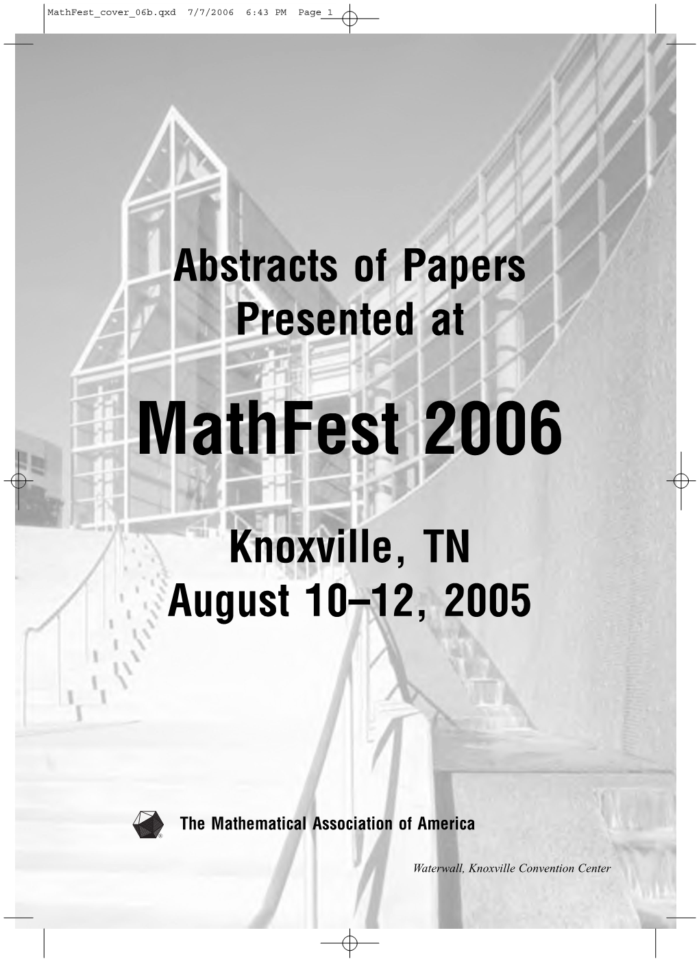 Mathfest 2006