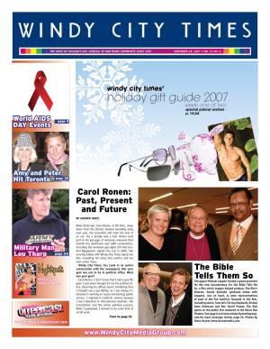 Holiday Gift Guide 2007 Week One of Two Special Pullout Section P