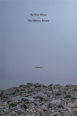 As You Were ― the Military Review