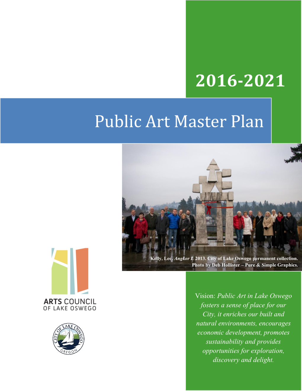 2016-2021 Public Art Master Plan