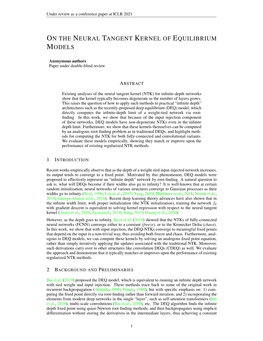 On the Neural Tangent Kernel of Equilibrium Models