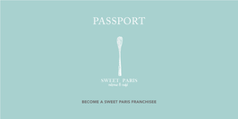 Become a Sweet Paris Franchisee