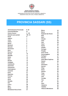 Provincia Sassari 2013