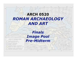Roman Archaeology and Art