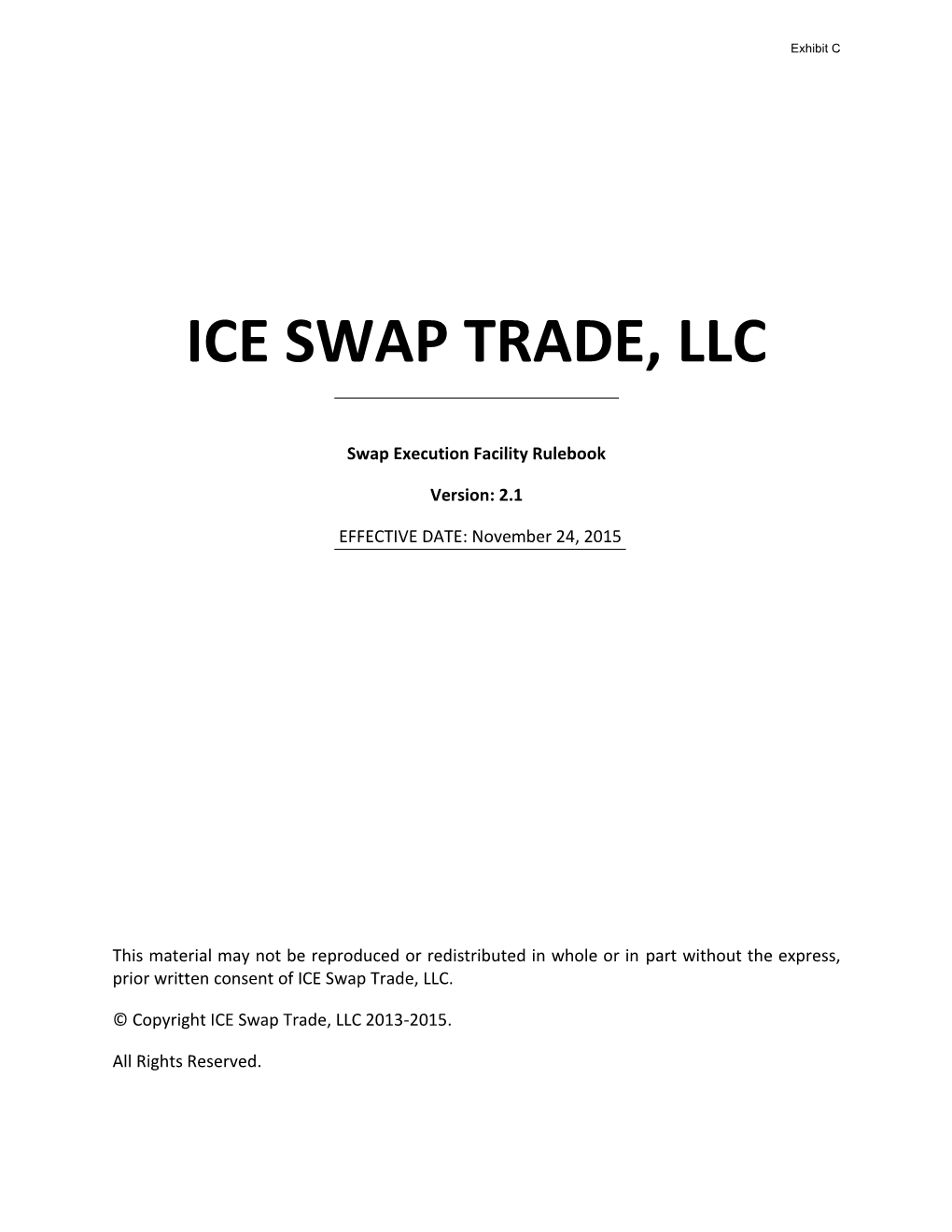 Ice Swap Trade, Llc