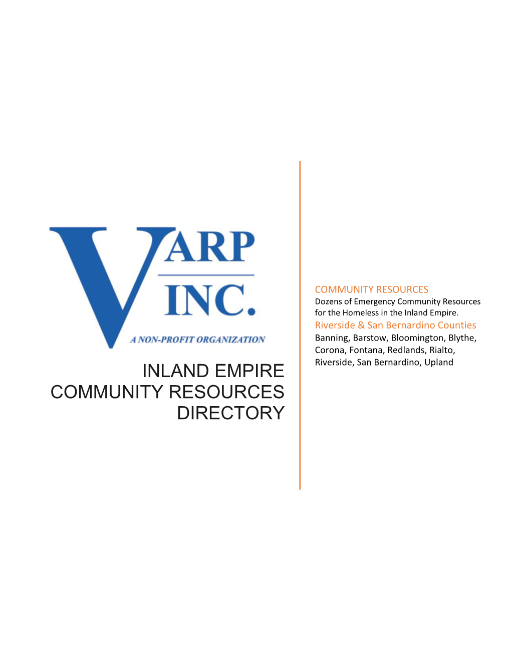 Inland Empire Community Resources Directory