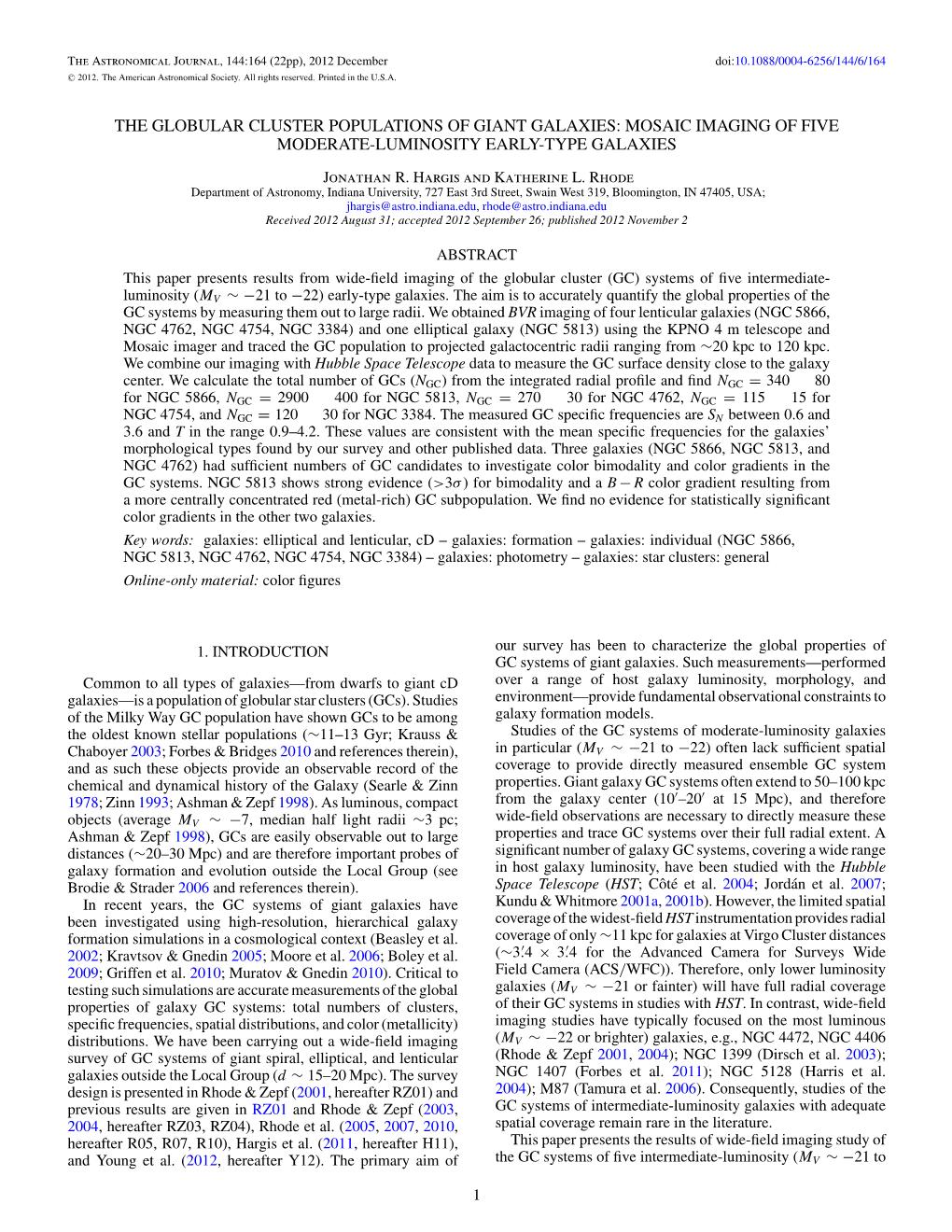 The Globular Cluster Populations of Giant Galaxies: Mosaic Imaging of Five Moderate-Luminosity Early-Type Galaxies