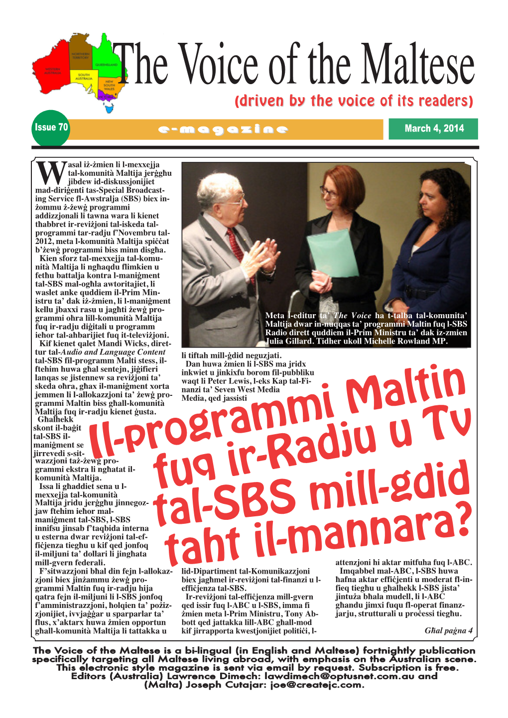 Il-Programmi Maltin Fuq Ir-Radju U Tv Tal-SBS Mill-Gdid Taht Il-Mannara?