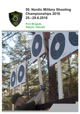 50. Nordic Military Shooting Championships 2018