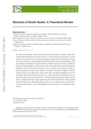Structure of Exotic Nuclei: a Theoretical Review