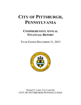 City of Pittsburgh, Pennsylvania