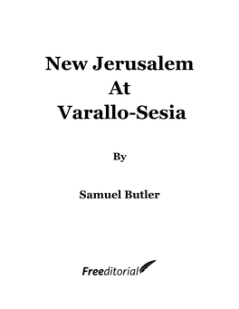 New Jerusalem at Varallo-Sesia