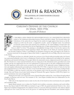 FAITH & Reason