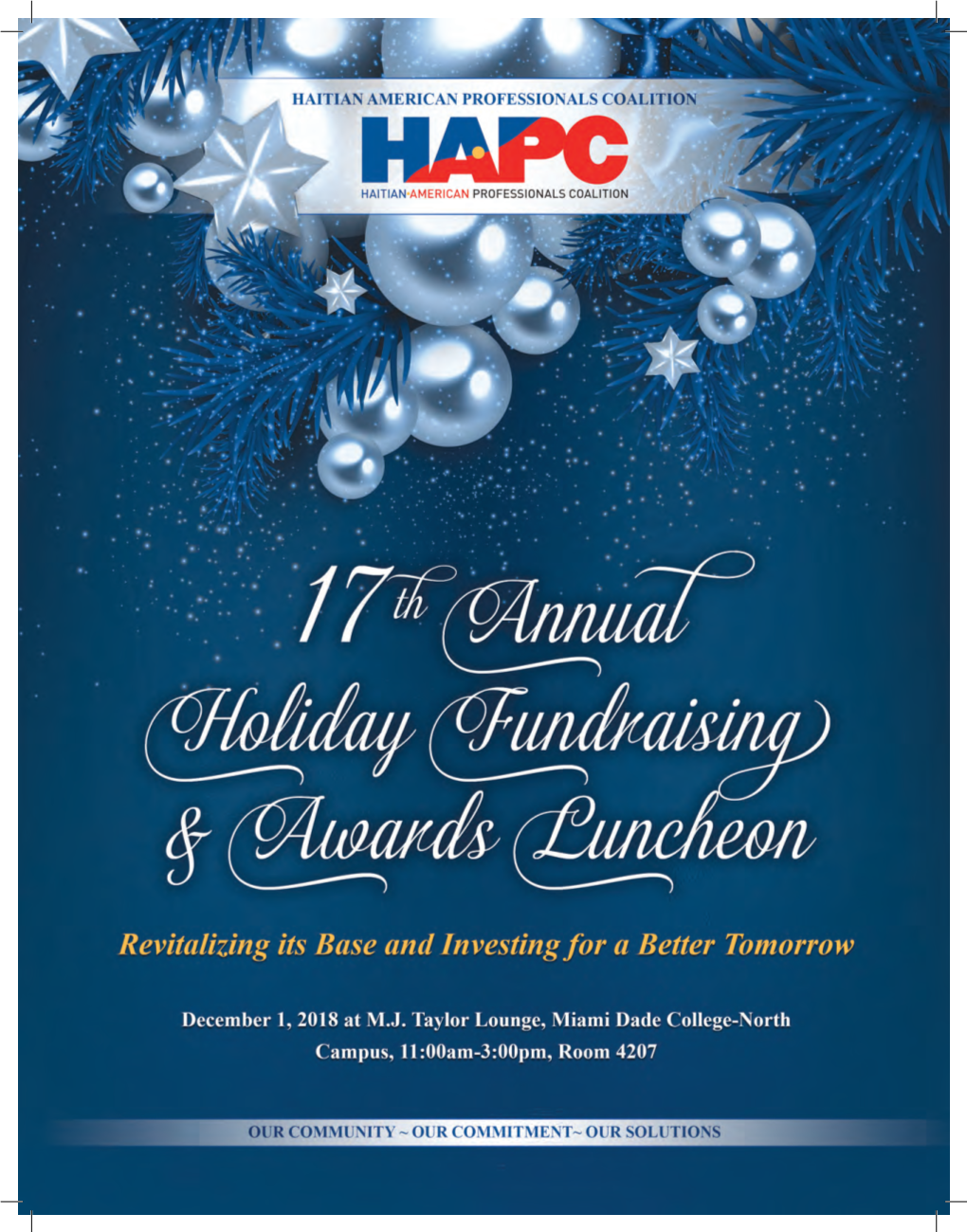 Haitian American Professionals Coalition – 17Th Annual Holiday