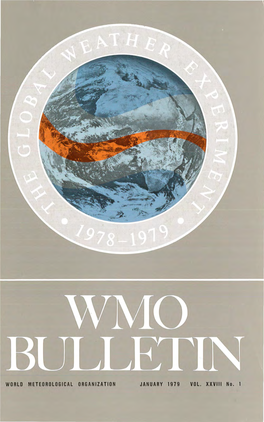 WMO Bulletin, Volume XXVIII, No. 1