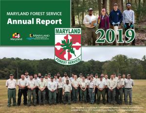 Maryland Forest Service Annual Report 2019