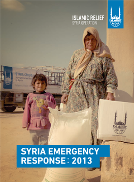 Syria Emergency Response : 2013 Syria Crisis