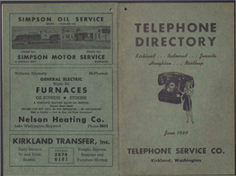 1949 Phone Book