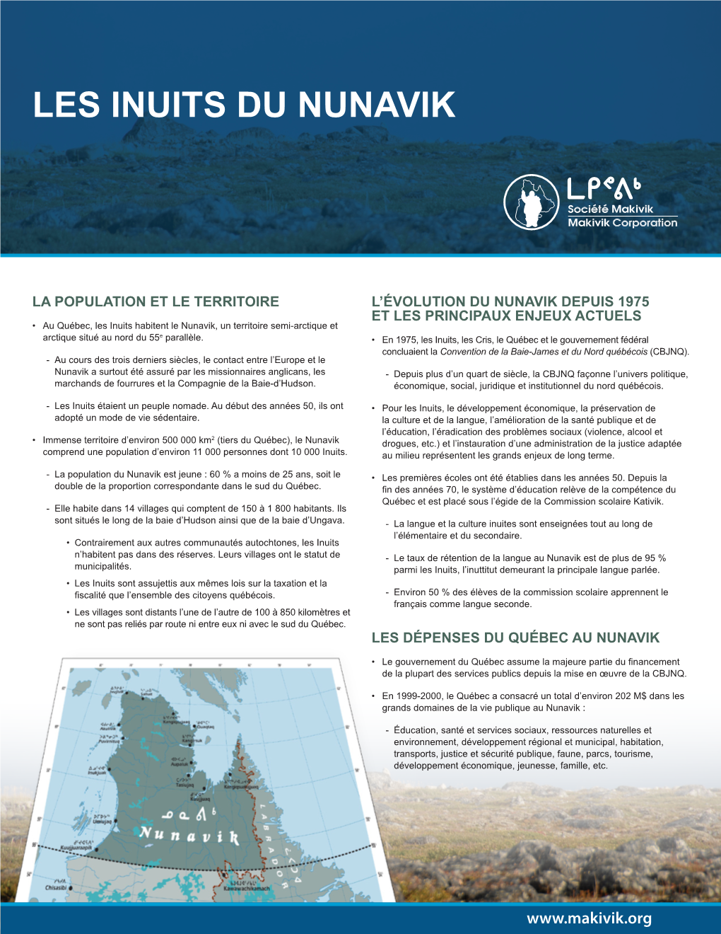 LES INUITS DU Nunavik