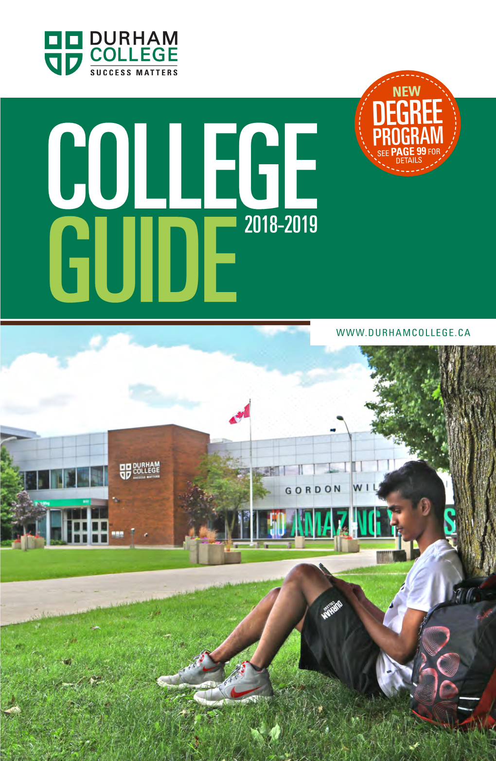 Degree Program See Page 99 for College Details Guide 2018-2019 Table of Contents
