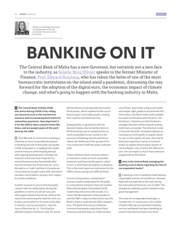 INTERVIEW: Banking on It