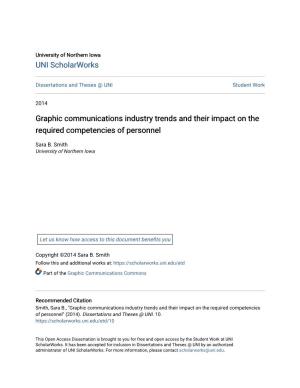 Graphic Communications Industry Trends and Their Impact on the Required Competencies of Personnel
