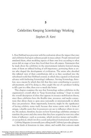 Celebrities Keeping Scientology Working Stephen A