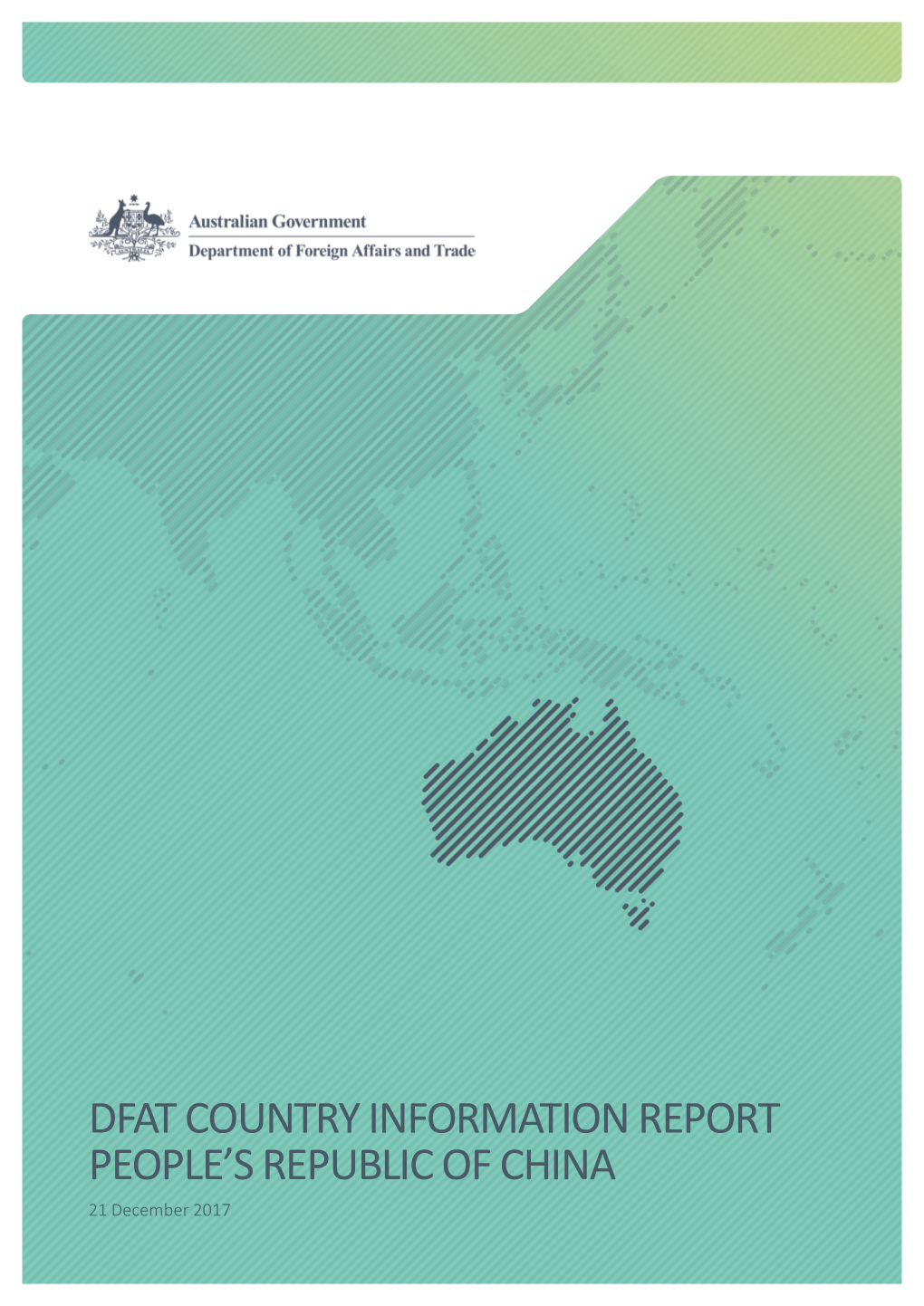 Dfat Country Information Report People's Republic Of