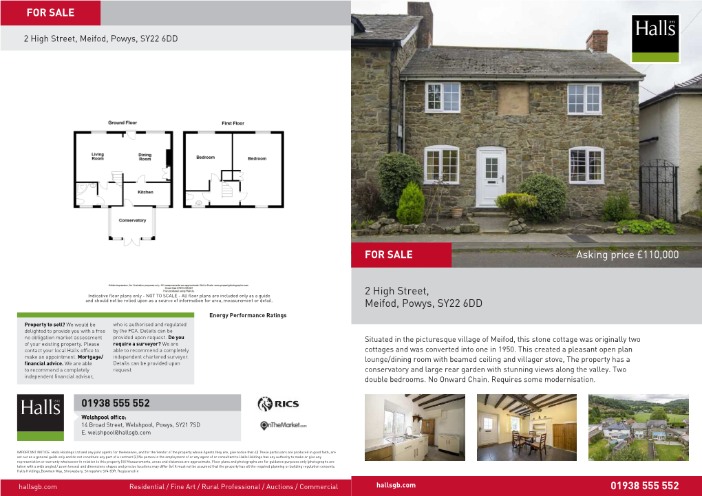 2 High Street, Meifod, Powys, SY22 6DD