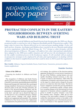 Protracted Conflicts in the Eastern