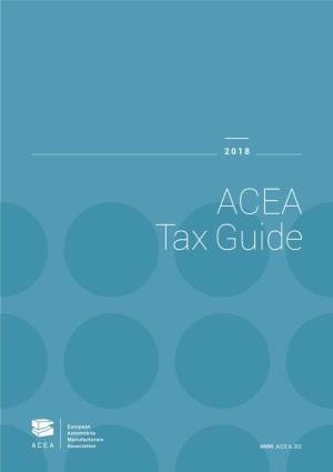 ACEA Tax Guide 2018.Pdf