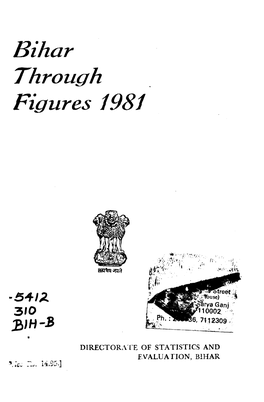 Bihar Through Figures 1981