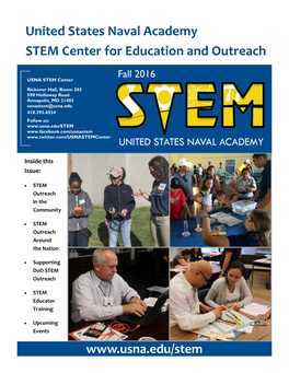 United States Naval Academy STEM Center for Education and Outreach