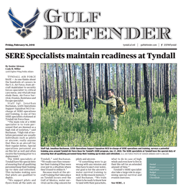 SERE Specialists Maintain Readiness at Tyndall