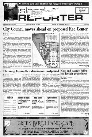 City Council Moves Ahead on Proposed Rec Center