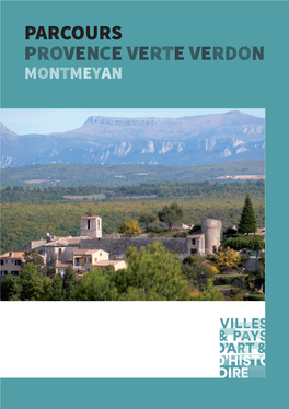 Parcours Provence Verte Verdon Montmeyan Laissez-Vous Conter Montmeyan