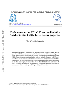 Performance of the ATLAS Transition Radiation Tracker in Run 1 of the LHC: Tracker Properties