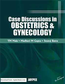 Case Discussions in OBSTETRICS and GYNECOLOGY