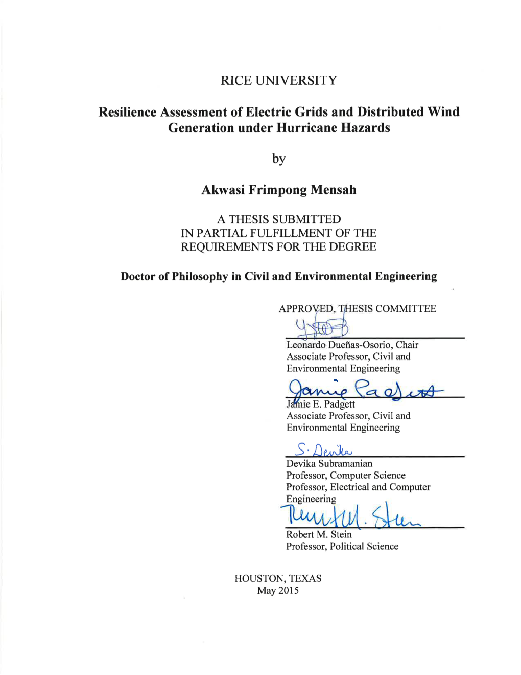 Resilience Assessment of Electric Grids and Distributed Wind Generation Under Hurricane Hazards