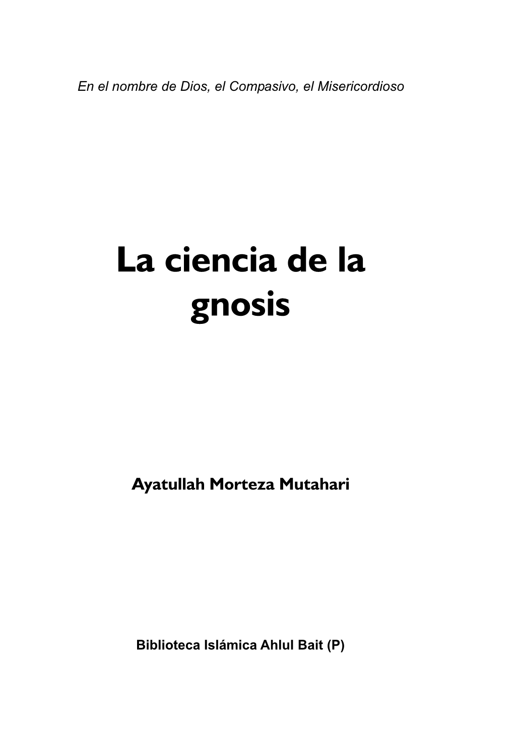 La Ciencia De La Gnosis3