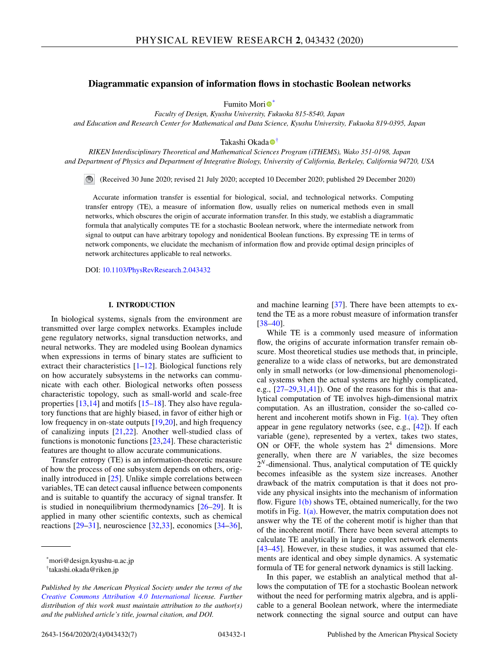 Diagrammatic Expansion of Information Flows in Stochastic