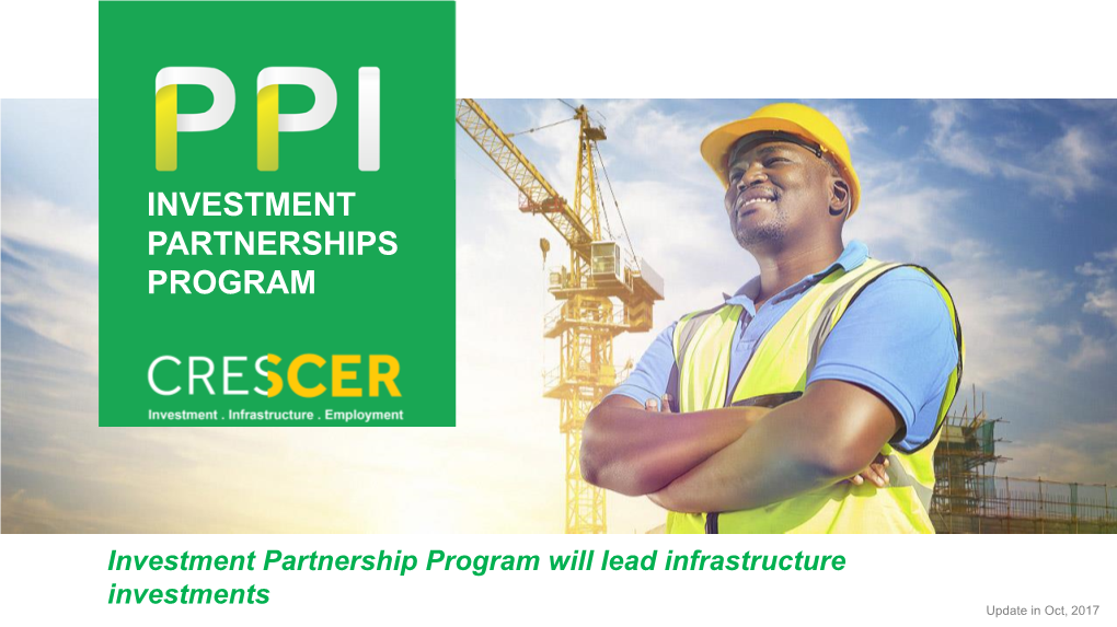 Investment Partnerships Program