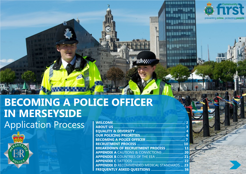 Becoming a Police Officer in Merseyside Police