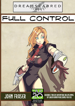 FULL CONTROL the True20 Sourcebook for Character Creation Control